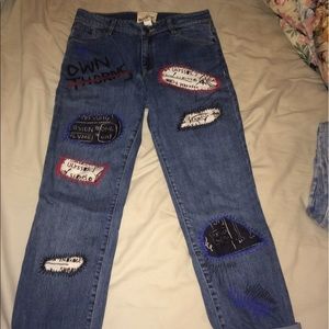 Alice & olivia boyfriend jean